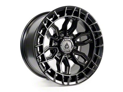 Arena Recon Satin Black 6-Lug Wheel; 22x9.5; 20mm Offset (22-25 Tundra)