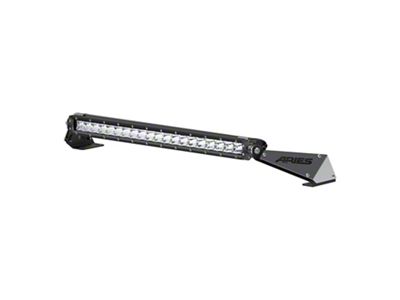 20-Inch LED Light Bar with Hood Mounting Brackets (07-18 Jeep Wrangler JK)