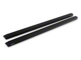 ActionTrac Powered Running Boards without Mounting Brackets; Carbide Black (05-23 Tacoma Double Cab)