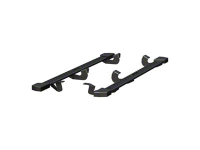 Rocker Side Step Bars; Textured Black (05-23 Tacoma Double Cab)