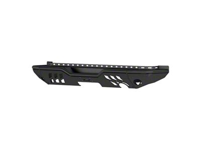 TrailChaser Aluminum Full Width Rear Bumper; Textured Black (07-18 Jeep Wrangler JK)