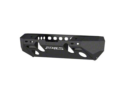 TrailChaser Aluminum Mid-Width Front Bumper; Textured Black (07-18 Jeep Wrangler JK)