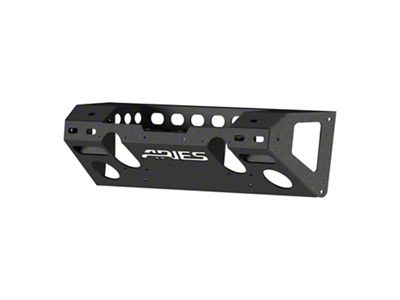 TrailChaser Stubby Front Bumper; Textured Black (07-18 Jeep Wrangler JK)