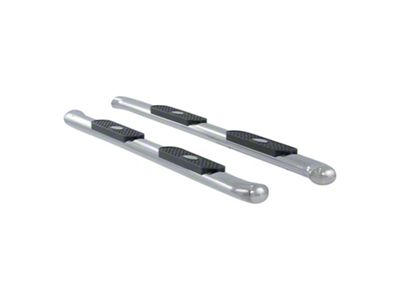 4-Inch Oval Side Step Bars; Stainless Steel (07-21 Tundra CrewMax)