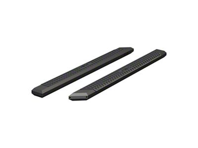 AdvantEDGE 5.50-Inch Side Step Bars without Mounting Brackets; Carbide Black (07-21 Tundra Double Cab, CrewMax)