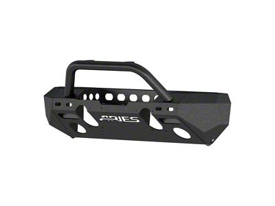 TrailChaser Steel Stubby Front Bumper with Brush Guard (20-25 Jeep Gladiator JT)