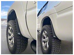 Ark Splash Guards TriXpoly Micro Mud Flap Flare Deletes; Front and Rear; Black (06-09 4Runner)