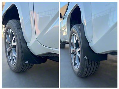 Ark Splash Guards TriXpoly Mid Mud Flaps; Front and Rear; Black (25-26 4Runner, Excluding Trailhunter & TRD Pro)