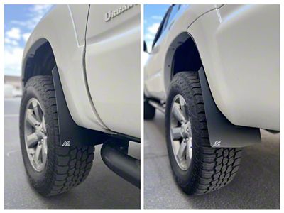 Ark Splash Guards TriXpoly Mid Mud Flaps; Front and Rear; Black (06-09 4Runner)