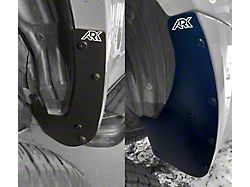 Ark Splash Guards TriXpoly Mud Flap Deletes; Front and Rear; Black (10-24 4Runner)