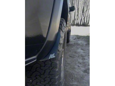 Ark Splash Guards TriXpoly Micro Mud Flap Flares; Front and Rear; Black (16-23 Tacoma)