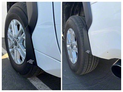 Ark Splash Guards TriXpoly Micro Mud Flap Flares; Front and Rear; Black (22-26 Tundra)
