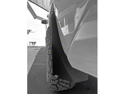 Ark Splash Guards TriXpoly Mud Flaps; Front and Rear; Black (07-21 Tundra)