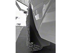 Ark Splash Guards TriXpoly Mud Flaps; Front and Rear; Black (07-21 Tundra)