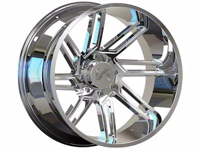 Arkon Off-Road DaVinci Chrome 6-Lug Wheel; Left Directional; 20x12; -51mm Offset (24-25 Tacoma)
