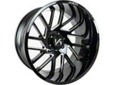 Arkon Off-Road Mandela Gloss Black Milled 6-Lug Wheel; 20x12; -51mm Offset (24-26 Tacoma)