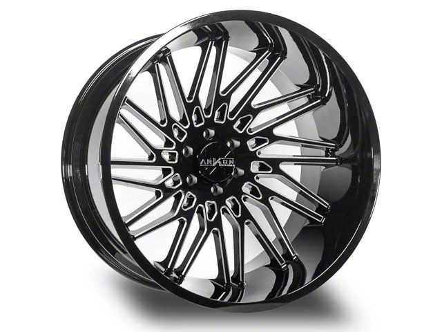 Arkon Off-Road Bronco Apollo Gloss Black Milled 6-Lug Wheel; 24x14 ...