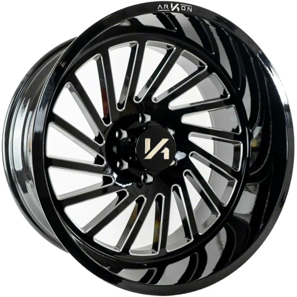 Arkon Off-Road Titan XD Caesar Gloss Black Milled 6-Lug