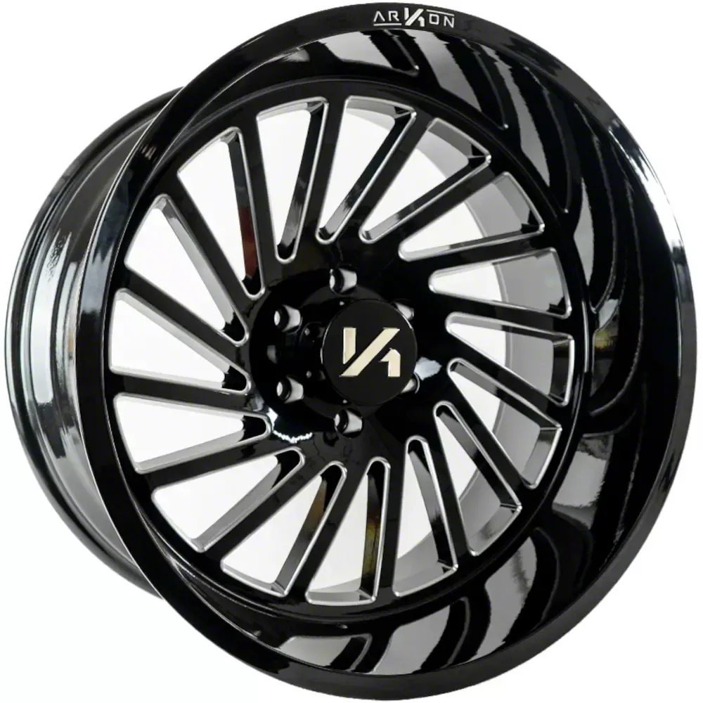 Axe Wheels Bronco Kratos Gloss Black Milled 6-Lug Wheel