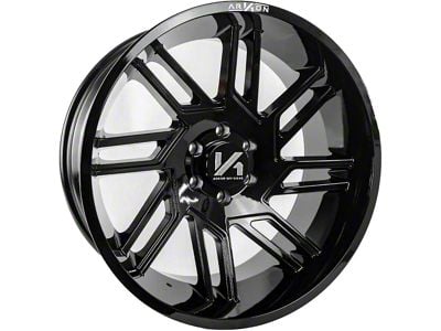 Arkon Off-Road DaVinci Gloss Black 6-Lug Wheel; 22x10; -25mm Offset (22-25 Bronco Raptor)