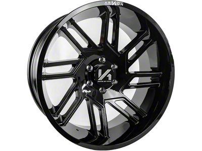 Arkon Off-Road DaVinci Gloss Black 6-Lug Wheel; 24x14; -81mm Offset (22-25 Bronco Raptor)