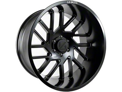 Arkon Off-Road Mandela Satin Black 6-Lug Wheel; Left Directional; 20x10; -25mm Offset (16-23 Tacoma)