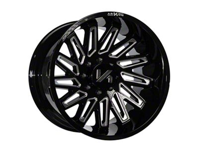 Arkon Off-Road Armstrong Gloss Black Milled 6-Lug Wheel; 24x14; -81mm Offset (22-25 Tundra)