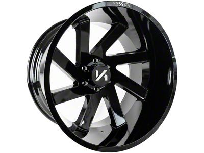 Arkon Off-Road Lincoln Gloss Black Milled 6-Lug Wheel; Left Directional; 20x10; -25mm Offset (22-25 Tundra)