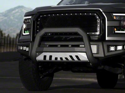 Armordillo AR Series Bull Bar with Aluminum Skid Plate; Matte Black (03-09 4Runner)