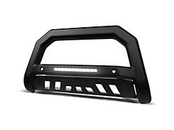 Armordillo AR-T Series Bull Bar with LED Light Bar; Pre-Drilled for Front Parking Sensors; Matte Black (21-25 Bronco Sport)