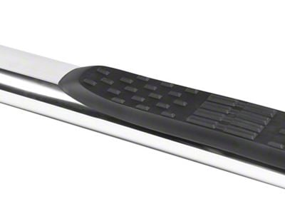 Armordillo 5-Inch Oval Side Step Bars; Polished (05-21 Frontier Crew Cab)