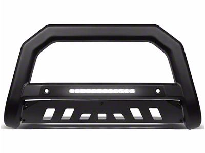 Armordillo AR-T Series Bull Bar with LED Light Bar; Matte Black (22-25 Frontier)