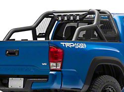 CR1 Chase Rack with LED Shroud; Matte Black (05-23 Tacoma)