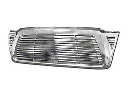Horizontal Upper Replacement Grille; Chrome (05-11 Tacoma)