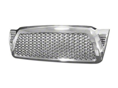 Armordillo Mesh Upper Replacement Grille; Chrome (05-11 Tacoma)