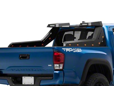 Armordillo Stealth Chase Rack; Matte Black (05-23 Tacoma)