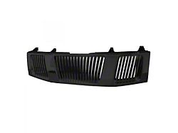 Vertical Style Upper Replacement Grille; Gloss Black (04-07 Titan)