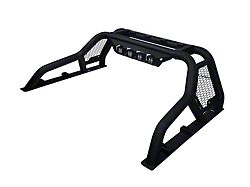 CR1 Chase Rack with LED Shroud; Matte Black (16-24 Titan XD)