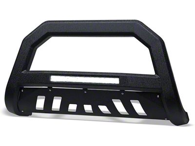 Armordillo AR Series Bull Bar with LED Light Bar; Textured Black (07-21 Tundra)