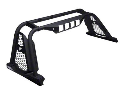 Armordillo CR-M Chase Rack with LED Shroud; Matte Black (07-25 Tundra)