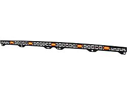 Hood Grille Insert with Amber Lights; Matte Black (14-20 Tundra)