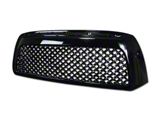 Mesh Upper Replacement Grille; Black (07-09 Tundra)