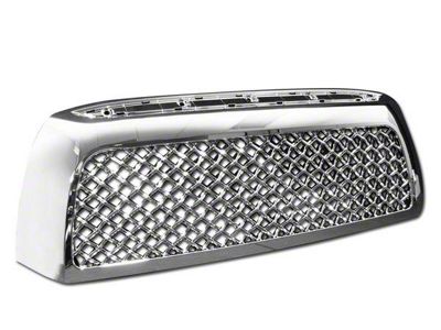 Armordillo Mesh Upper Replacement Grille; Chrome (07-09 Tundra)