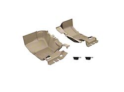 Armorlite Complete Replacement Front Floor Kit; Desert Khaki (11-18 Jeep Wrangler JK 2-Door)