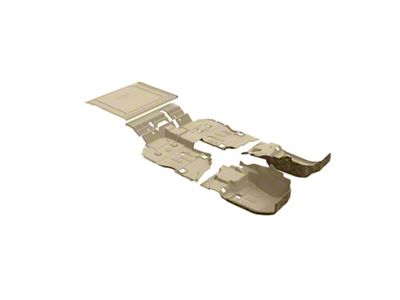 Armorlite Complete Replacement Front, Rear and Cargo Floor Kit; Desert Khaki (18-23 Jeep Wrangler JL 4-Door, Excluding 4xe)