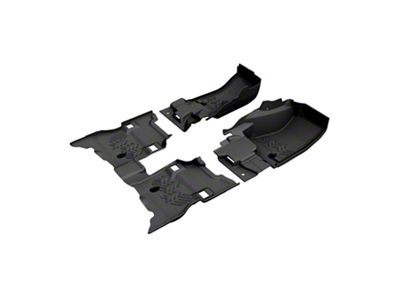 Armorlite Complete Replacement Front and Rear Floor Kit; Mesa Smoke (21-26 Jeep Wrangler JL 4xe)