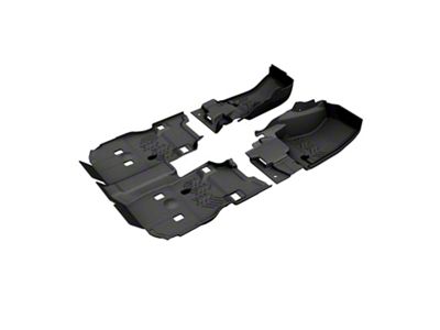 Armorlite Complete Replacement Front and Rear Floor Kit; Mesa Smoke (24-26 Jeep Wrangler JL 4-Door, Excluding 4xe)