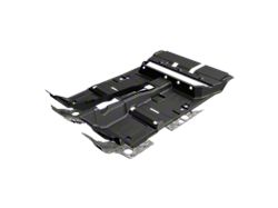 Armorlite Complete Replacement Front and Rear Floor Kit with Bin; Mesa Smoke (16-23 Tacoma Double Cab w/ Automatic Transmission)