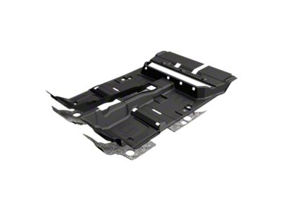 Armorlite Complete Replacement Front and Rear Floor Kit with Bin; Mesa Smoke (16-23 Tacoma Double Cab w/ Automatic Transmission)