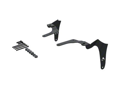 Artec Industries A-Pillar Single Light Mount; Black (20-25 Jeep Gladiator JT Mojave)